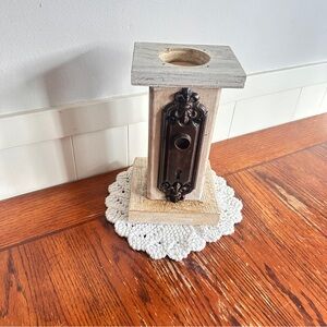 Rustic Candle Holder